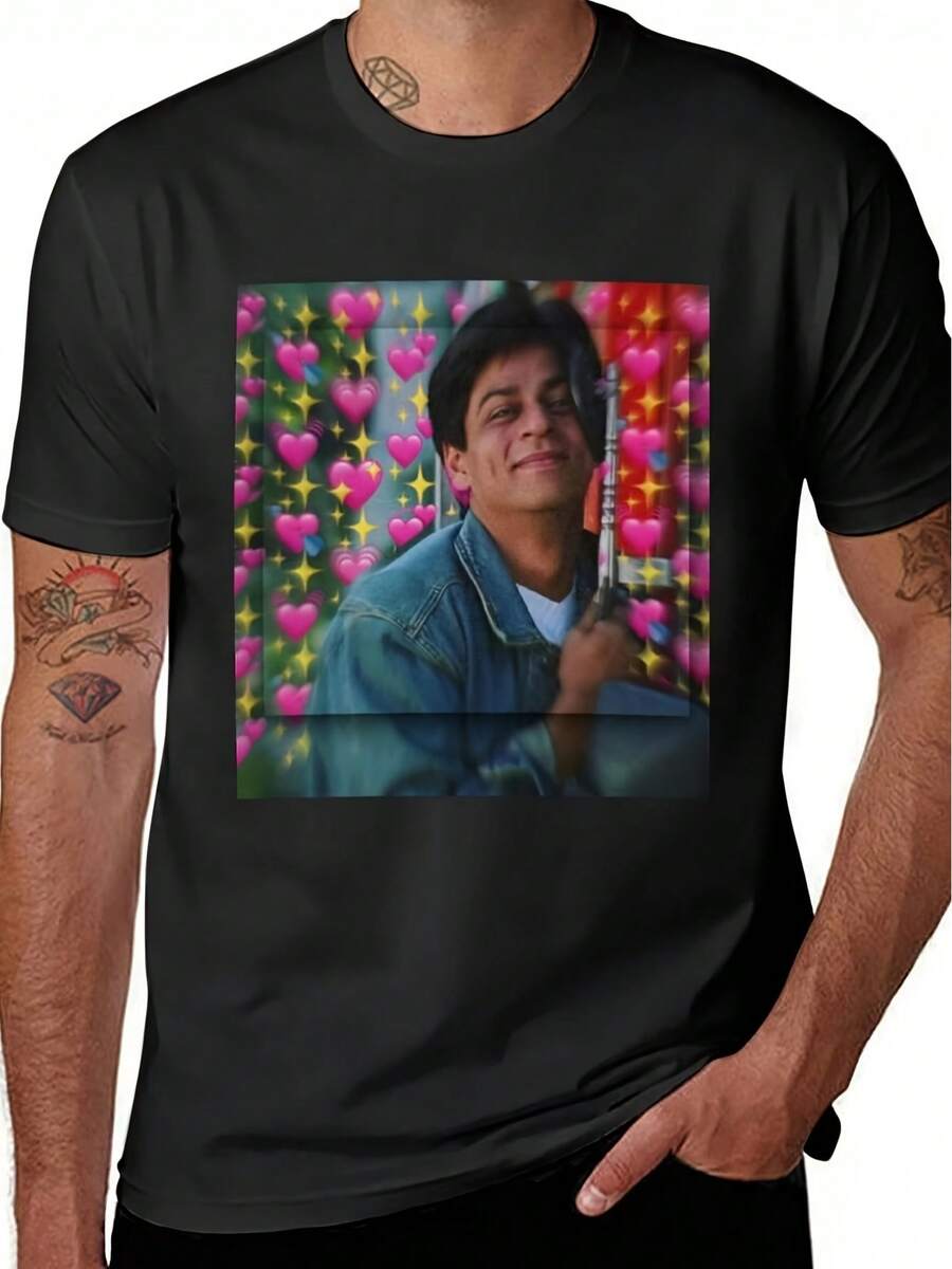 Men T-Shirts - Hitam - View 1