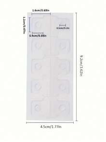 50/100/200 Lembar Label Binder Perekat Diri dengan Lubang Bulat - Label Penyimpanan Binder dan Label Pembatas Binder, Cocok untuk Buku Catatan DIY, Jurnal, dan Pengorganisasian Kartu Foto, Buku Stiker - Clear - View 5
