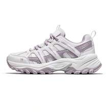 CAMEL CROWN Zapatos de senderismo para mujer, zapatos de trail running y senderismo antideslizantes para mujer de verano - Blanco Púrpura - Ver 5