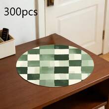 1/2/4/6/8/300pcs Vintage Red Plaid Pattern Luxury Placemat Set, Machine Washable Polyester Material, Stain-Resistant, Waterproof, Easy To Clean, Suitable For Party And Kitchen Decor - Multicolor - View 19