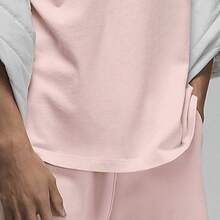 Nike Jordan Flight Essentials Logo-Embellished Stylish And Comfortable Crew Neck Casual Pullover Short-Sleeved T-Shirt For Men, Pink. - Pink - View 5