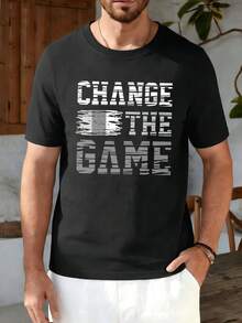 T-shirts i stora storlekar för män - Svart - Visa 1