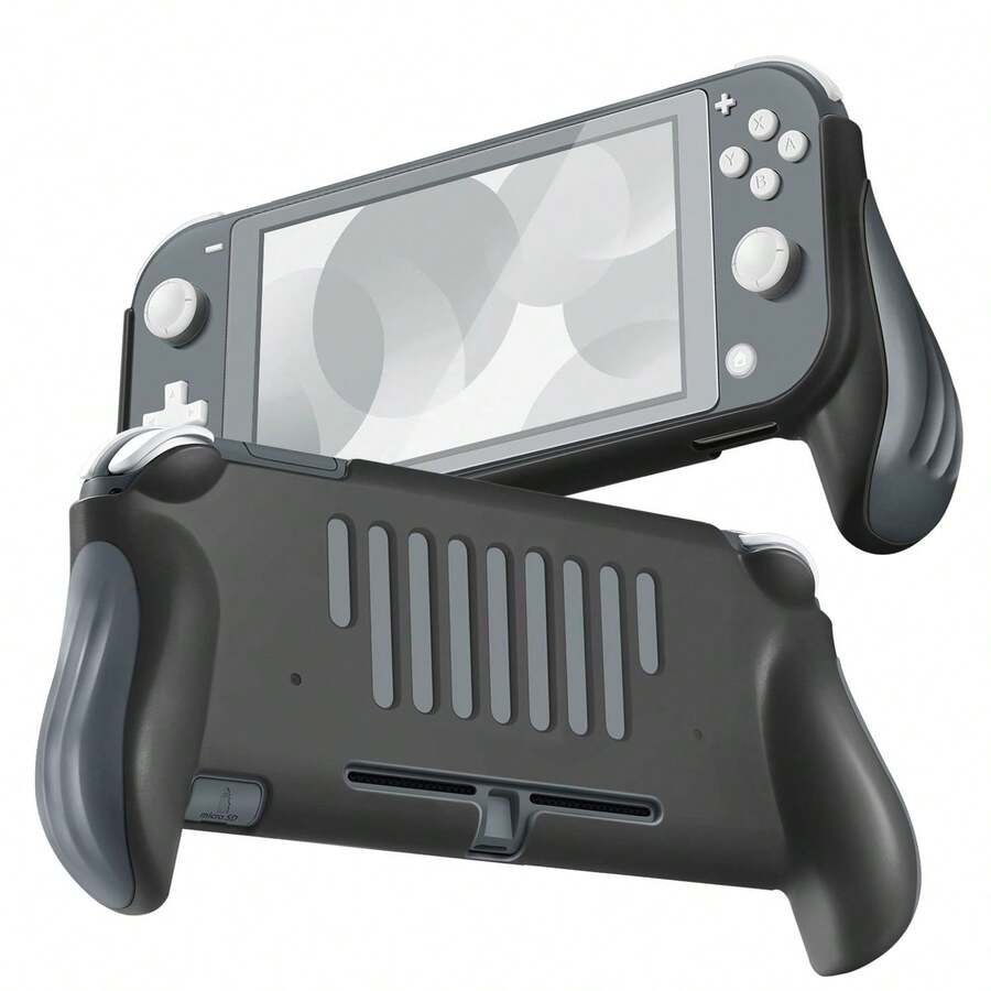 1件 Switch Lite 控制器握把保護殼,防滑防汗設計,提升遊戲手感,通風舒適,增強人體工學握感,輕巧纖薄,防刮防震,Switch Lite 配件 - 查看 1