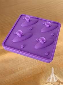 1/2pcs Silicone Shark Shaped Tray, Includes 4-Cavity Mold Tray And 1 Funnel, Creative Animal 3D Shark Shaped Ice Cube Mold, Reusable And Stackable, Soft And Easy To Remove, Suitable For Ice Cubes, Whiskey, Cocktails, Desserts, Parties, Beer, Coffee, Easter And Holiday Decorations - A - View 15