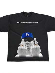 Men T-Shirts - Black - View 1
