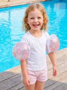 1 Pair Kids & Adult Universal Swimming Arm Floats, Pool Float Arm Bands, PVC Material Floating Sleeve, Suitable For Toddlers And 3-5-6-12 Years Old Children - Multicolor - View 4