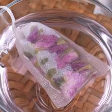 Non-Woven Fabric Filter Bags, Designed For Single-Use Filtration, Perfect For Separating Marinade Seasonings And Residue, With Drawstring Closure Design, Can Also Be Used As Tea Bags - Multicolor - View 2