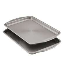 Circulon Nonstick Bakeware 10-Inch-by-15-Inch Cookie Baking Pan 2-Piece Set - Gris - Ver 9