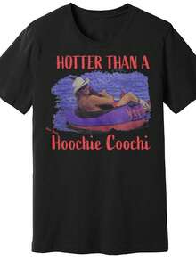 Men's Vintage Country Music T-Shirt - Fun Graphic Design - Black - View 1