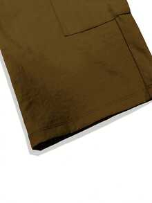 Men's 7/8 Length Casual Work Pants, Plus Size - 鮮紅色 - 查看 6