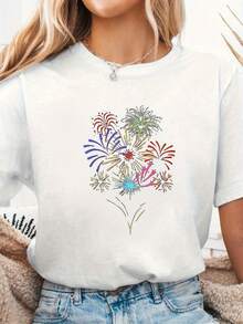 Camiseta transpirable cuello redondo - Blanco - Ver 1