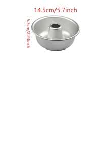 Aluminum Alloy Round Cake Mold, Small Donut Mold, Hollow Angel Chimney Mold. Multiple Sizes Available. S Size Mold Is Smaller, Suitable For Home And Party Use. (Please Pay Attention To Size When Purchasing. Thank You.) - Multicolor - View 15