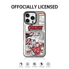 Miniso 1pc New Colorful Silver 3-In-1 PC Hard Shell Dark Silver Officially Licensed Disney Stitch Phone Case Compatible With Apple IPhone 17 Pro Max/17 Pro/17/16 Pro Max/16 Pro/16/15 Pro Max/15 Pro/15/14 Pro Max/14 Pro/14/13 Pro Max/13 Pro/13/X/XR/11/12, Creative Full-Body Shockproof Protection - Black - View 1