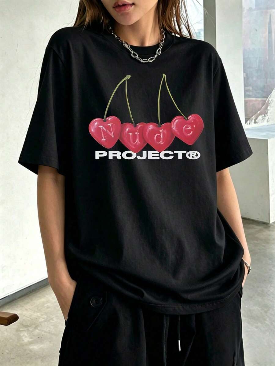 Women T-Shirts - Black - View 1