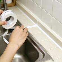 Cinta de sellado impermeable blanca, tira de sellado multiusos para grietas en cocina y baño para renovación del hogar - convencional - Ver 5