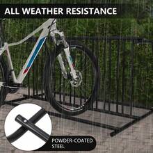 Supports de rangement de vélos - 1 porte-vélos en acier au carbone - Voir 4