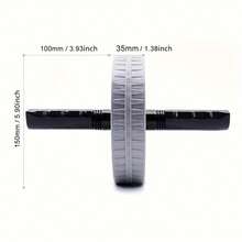 Abdominal Wheel for Home Exercises, Men's Abdominal Exercise Roller, Indoor Weight Loss Fitness Roller - GRIS2 - Ver 1
