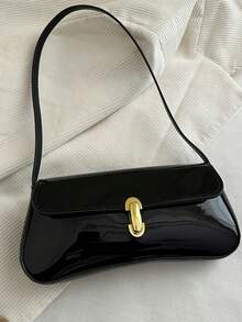 Women's Vintage Leather Underarm Bag Chic Shoulder Purse Small Handbag Perfect For Daily Commute Shopping Dates Gatherings Ideal As A Birthday Gift - 彩色 - 查看 11