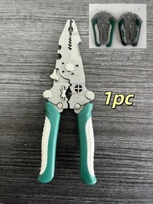 1pc Foldable Wire Stripper, High Carbon Steel Material, Suitable For Various Wire Processing, Applicable For Electrician Wiring, Home Repair, Circuit Modification, Electronic Production, Outdoor Emergency, Home, Construction Site, Studio, Toolbox, Repair Bench, Suitable For Electrician Masters, Repair Experts, DIY Enthusiasts, Office Workers, Craft Lovers, Wire Stripper, Crimping Pliers, Multi-Function Pliers, Foldable Electrician Pliers - Foldable Wire Strippers - View 11