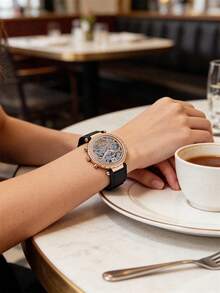 GUESS Ladies Silver Tone Multi-Function Watch GW0403L1/GW0403L2/GW0403L3/GW0484L1/GW0484L2 - Black - View 3