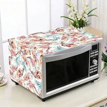 1 pieza Funda antipolvo para microondas, Funda antipolvo para estante de horno doméstico, Funda antipolvo lavable, Funda antipolvo para máquina de alimentos doméstica, Funda antipolvo y resistente a manchas para gabinete de almacenamiento de cocina - cubrir - Ver 10