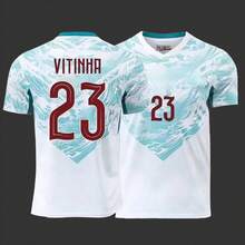 2026 World Cup Portugal Home & Away Jersey No.7 No.11 Multi Numbers Quick Dry Soccer Short Sleeve - 客場23 - 查看 2