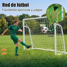 12*6 Foot Backyard Soccer Goals, 2 Inch Diameter Powder Coated Galvanized Steel With Training Target Net, For Kids And Adults - Black - View 4