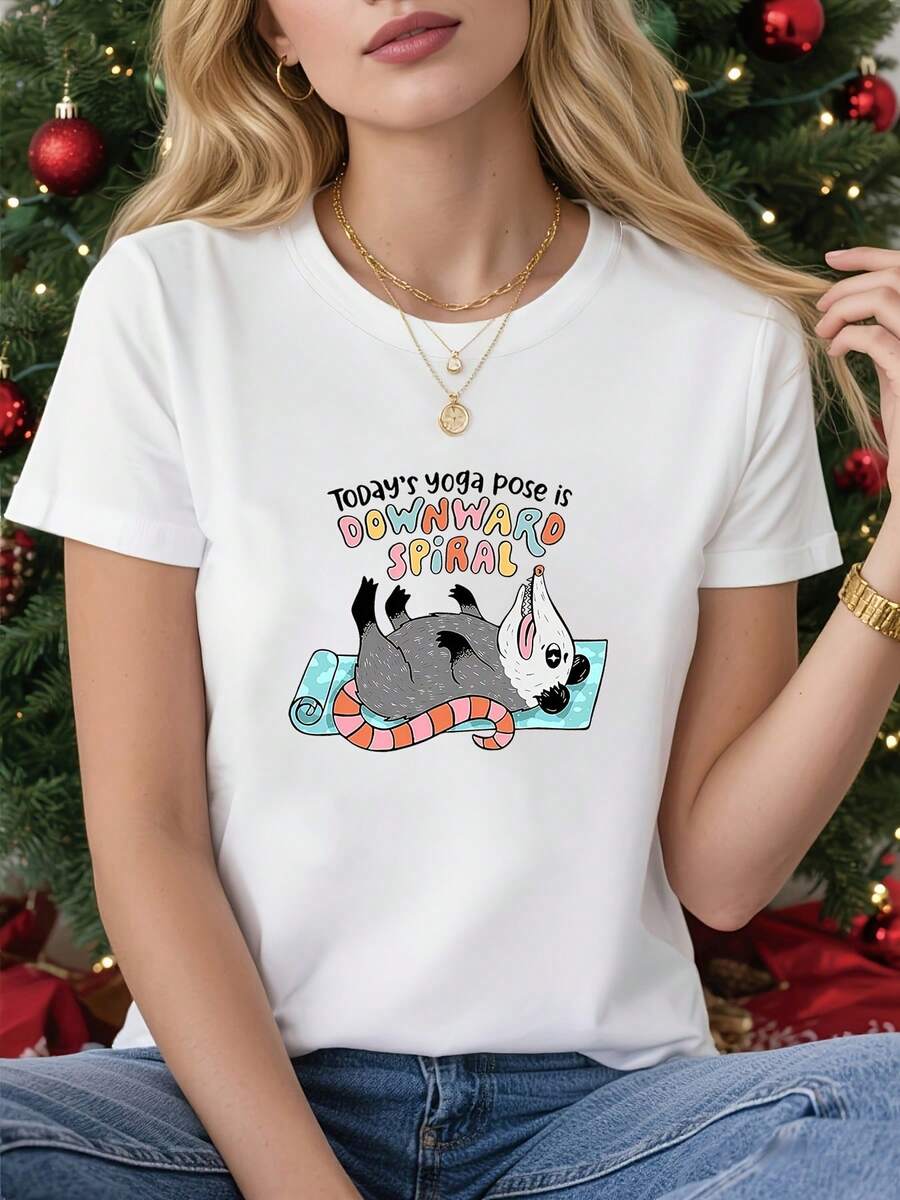 Camiseta de Talla Grande, Oversized, ..., Versátil para Uso Diario - Blanco - Ver 1