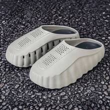 2026 New Summer Sports Slides Men's Clogs Thick Sole Women's Beach Sandals Lightweight Non-Slip Outdoor Casual Sandals - Grey - View 7
