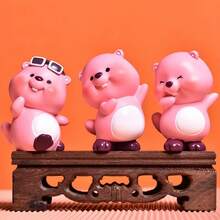 1pc Blind Box Happy Daily Life Cute Doll Figure Desktop Ornament Gift For Girls - Multicolor - View 3