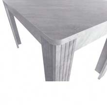Dining Table, Contemporary Dining Table, Sturdy Dining Table, Four-Legged Table, Oak Table, Rectangular Dining Table, Coffee/Leisure Table, Modern And Minimalist Dining Table - 灰色 - 查看 10