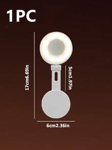 Creative Telescopic Magnetic Phone Fill Light, Suitable For Room, Living Room, Car, Live Streaming, Photography, Selfie, Video Conference, Phone Fill Light, 3-Level Adjustment, Dial Adjustment For Color Temperature And Brightness, Convenient To Carry - Fill Light - View 10