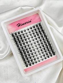 120 Pcs Spikes Cluster False Eyelashes DIY Cluster Eyelash Extension Fluffy Eyelash Cluster Segmented Spikes Curl Eyelash Extensions Can Make Cat Eye Lashes Look Natural Or Fluffy Volume Dramatic Eyelash Effect - D - View 6