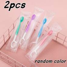 Disposable Bead Toothbrush, Mini Portable Travel Toothbrush, Floss And Mouthwash Set For Outdoor Use - Multicolor - View 13