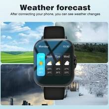 Reloj Inteligente, Llamada/Marcación Inalámbrica, Múltiples Modos Deportivos, Recordatorio & Rechazo de Llamadas, Recordatorio de SMS, Fondo de Pantalla Personalizado, Compatible con iPhone/Android - Multicolor - Ver 3