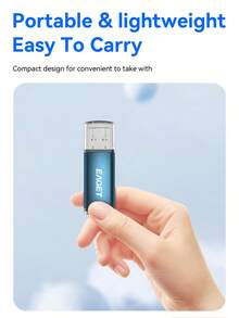 EAGET 64GB USB Flash Drive 32GB/16GB/8GB/4GB USB U Disk USB 2.0 Storage Stick For Photos And Videos, USB U Disk With LED Light Compatible With Android Micro/PC Business Gift - View 7