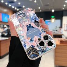 Las fundas para teléfono Mexican Floral Bookish Bow son compatibles con , Apple, VIVO, OPPO, , Transsion, ,  y Honor. Fabricadas en silicona TPU, ofrecen protección contra golpes y caídas. - Blanco - Ver 1