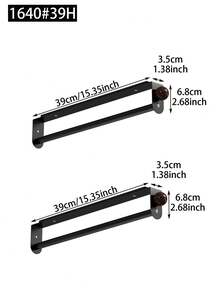 1pc Pull-Out Sliding Clothes Rack, Convenient & Fast, Multi-Functional Closet Storage, With Painted Metal Hooks, Heavy-Duty Adjustable Clothes Rod, Space-Saving Hanging Rod, Suitable For Bedroom Closet, Apartment, Dorm - White - View 11
