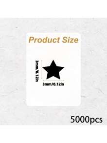 5000pcs Matte Black Star Sequins, Table Scatter Decor, Suitable For Halloween Table, Balloon Filling And Gift Box Filling, Theme Party, Home Decor, Scene Atmosphere Arrangement - Multiple Styles - View 10