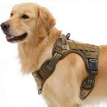 Heavy-Duty Reflective Large Dog Harness (Includes Stickers And 2 Random Anti-Lost Bells), Polyester Pet Vest With Control Handle, Hand Wash Only, Suitable For Training And Working Dogs - No More Pulling Or Suffocation. - Multicolor - View 10