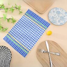 Premium Absorbent Kitchen Towel 5pcs Set - Tea Towels, Ultra Soft And Quick Dry, Made Of Wide Striped Fabric, Suitable For Dining Table, Countertop And Restaurant Coffee Table, Can Be Used As Kitchen Cleaning Cloth, Multiple Colors - 5-piece Set (mixed Colors) - View 8