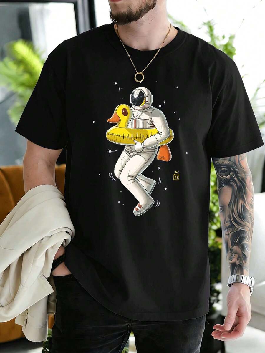 T-shirts för män - Svart - Visa 1