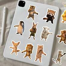 50PCS Abstract Dance Print Sticker Notebook Aesthetic Creative Luggage Bicycle Notebook Suitcase Graffiti Stickers - 1 Set - View 7