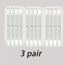 4pcs Summer Women Invisible Transparent Soft Sticky Anti-Slip Thin Strip Heel Grips For Sandals & High Heels - Clear - View 10