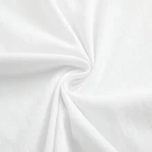 Trendy Men's White Cotton T-shirt Royal Double Lion Crown Graphic Top - Blanco - Ver 3