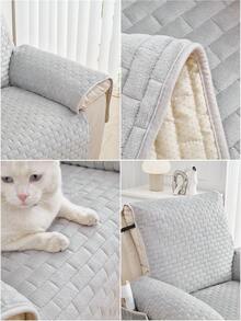 1 Buah Sarung Bantal Sofa Tunggal Bermotif Bata, Bantalan Kursi Terintegrasi Ramah Hewan Peliharaan, Sarung Sofa Recliner yang Dapat Dicuci dengan Mesin - Beraneka warna - View 10