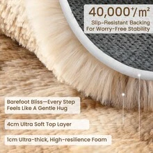 Sour Lemon Rugs Living Room 200x300cm, Grey Area Rugs For Bedroom, Washable Anti Slip Extra Large Shaggy Soft Rug Fluffy Modern Floor Carpets Mat Beside Carpet, Long Runner Rug For Hallway - Tie-dye Khaki - View 6