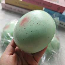 1個大號起司慢回彈捏捏樂玩具，柔軟麵粉壓力緩解擠壓粉色超軟捏捏樂，粉色黏性柔軟壓力緩解指尖玩具，可愛有趣的生日禮物與朋友小禮物捏捏樂 - 彩色 - 查看 11