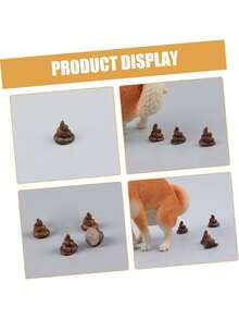 Mini Realistic Fake Poop, Fun Accessory, Suitable For Boys And Girls Party Pranks And Home Decor, Playful Poop For Landscape Decoration - one-size - View 5