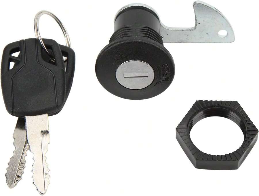 Universal Motorcycle Scooter Trunk Storage Lock Aluminum Plastic Hook Replacement Part - 2 - 查看 1
